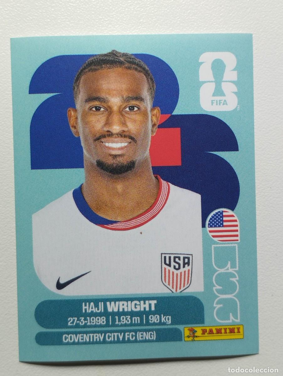 Fu&szlig;ball-Sticker: CROMO STICKER WORLD CUP 2026 MUNDIAL 26 PANINI ESTADOS UNIDOS USA10 USA 19 HAJI WRIGHT