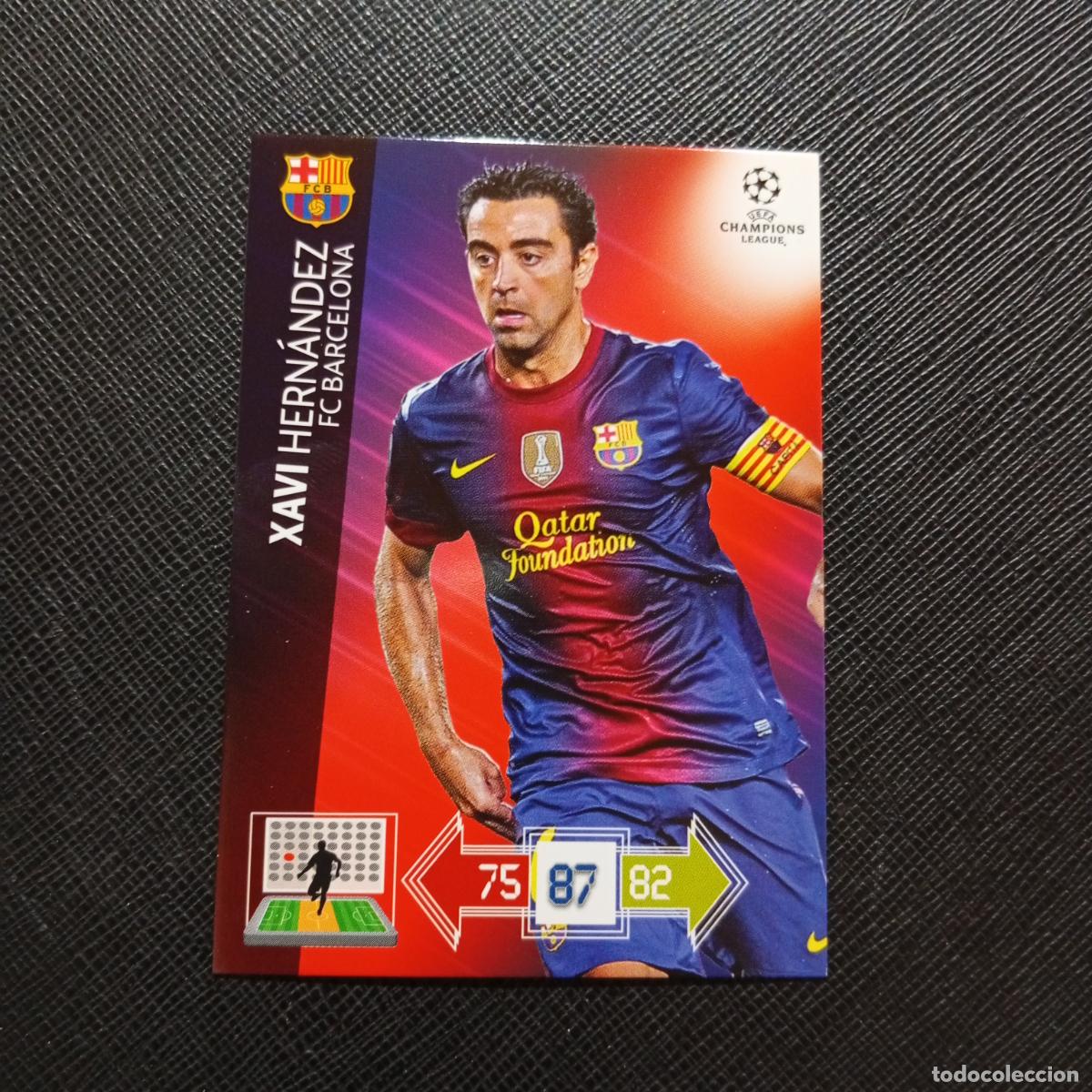 Fu&szlig;ball-Sticker: XAVI BARCELONA ADRENALYN CHAMPIONS LEAGUE 2012 2013 FUTBOL 12 13 - A210 PG307 B