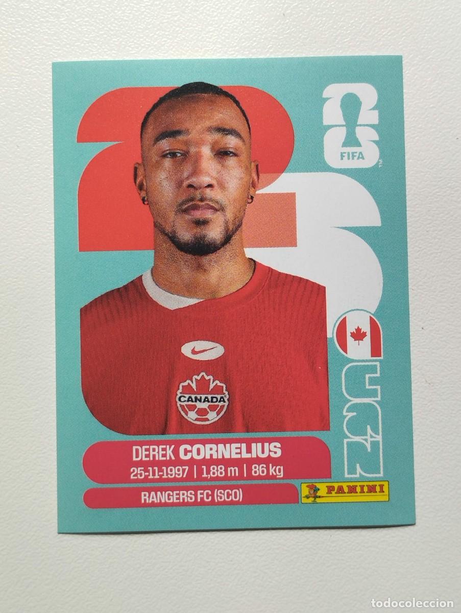 Cromos de f&uacute;tbol: CROMO STICKER WORLD CUP 2026 MUNDIAL 26 PANINI CANADA CAN7 CAN 7 DEREK CORNELIUS