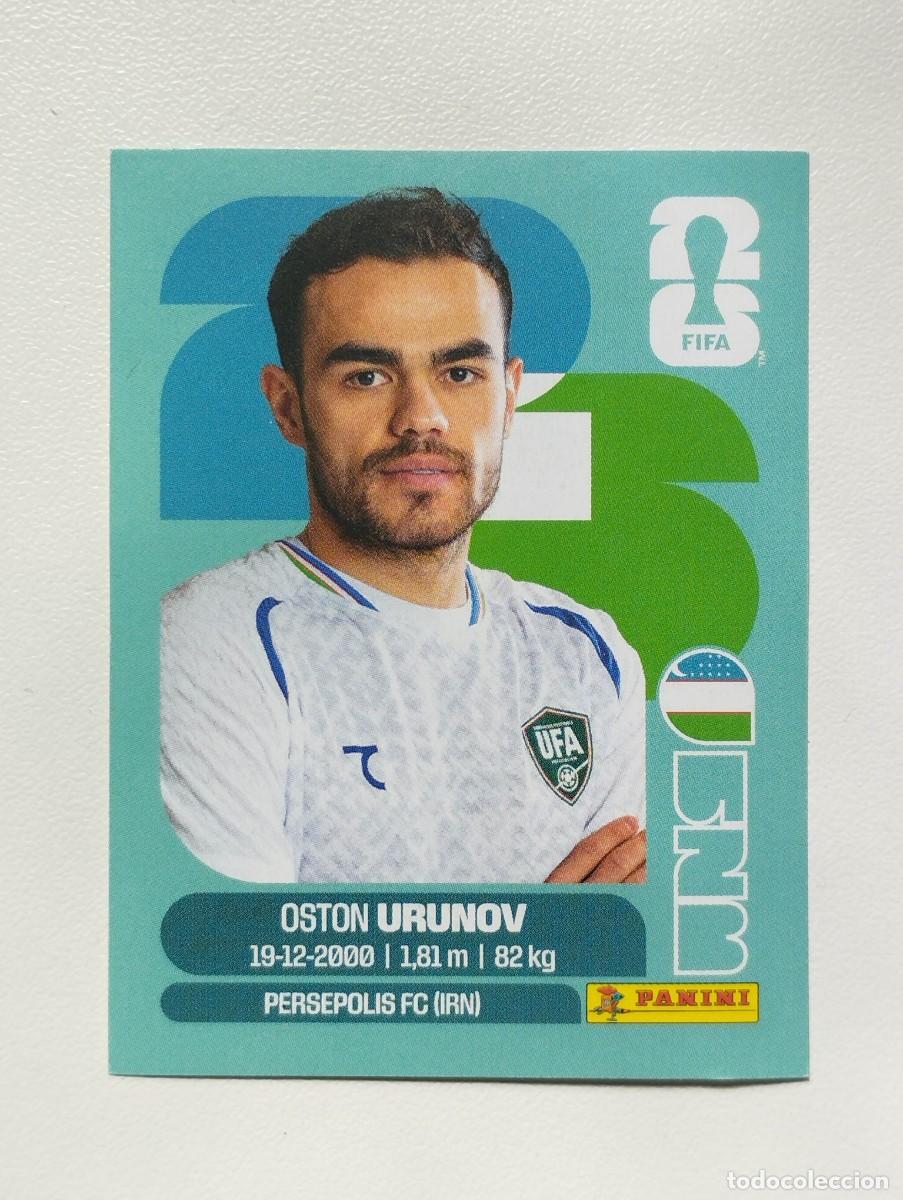 Cromos de f&uacute;tbol: CROMO STICKER WORLD CUP 2026 MUNDIAL 26 PANINI UZBEKISTAN UZB17 UZB 17 OSTON URUNOV