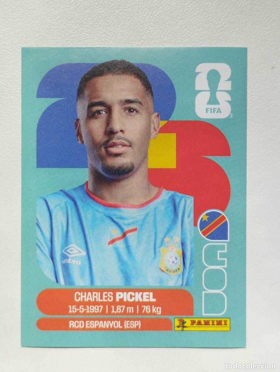 Cromos de f&uacute;tbol: CROMO STICKER WORLD CUP 2026 MUNDIAL 26 PANINI CONGO COD8 COD 8 CHARLES PICKEL