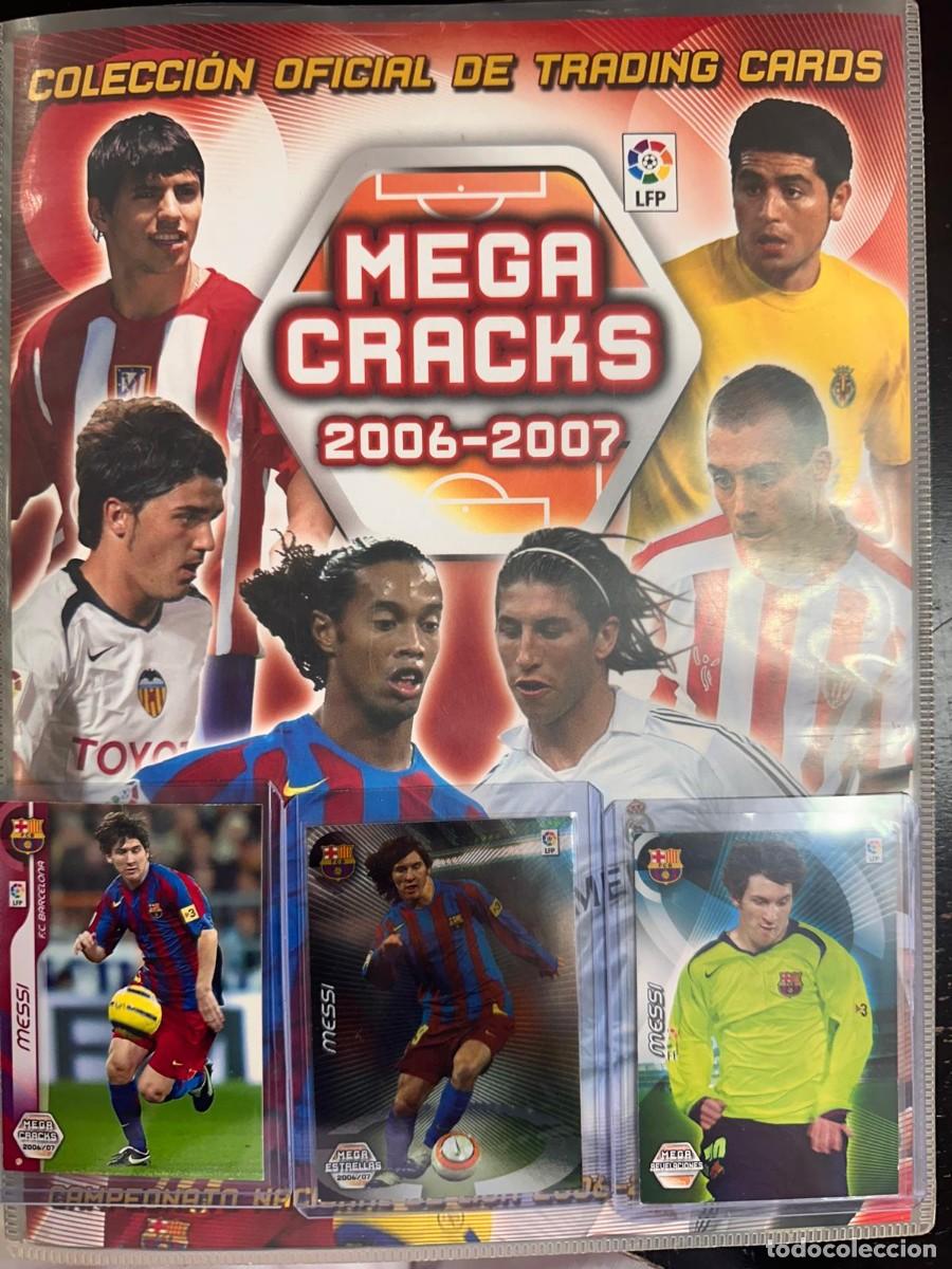 Cromos de f&uacute;tbol: Coleccion completa Megacracks 2006 2007 Messi, Ronaldinho, Aguero...