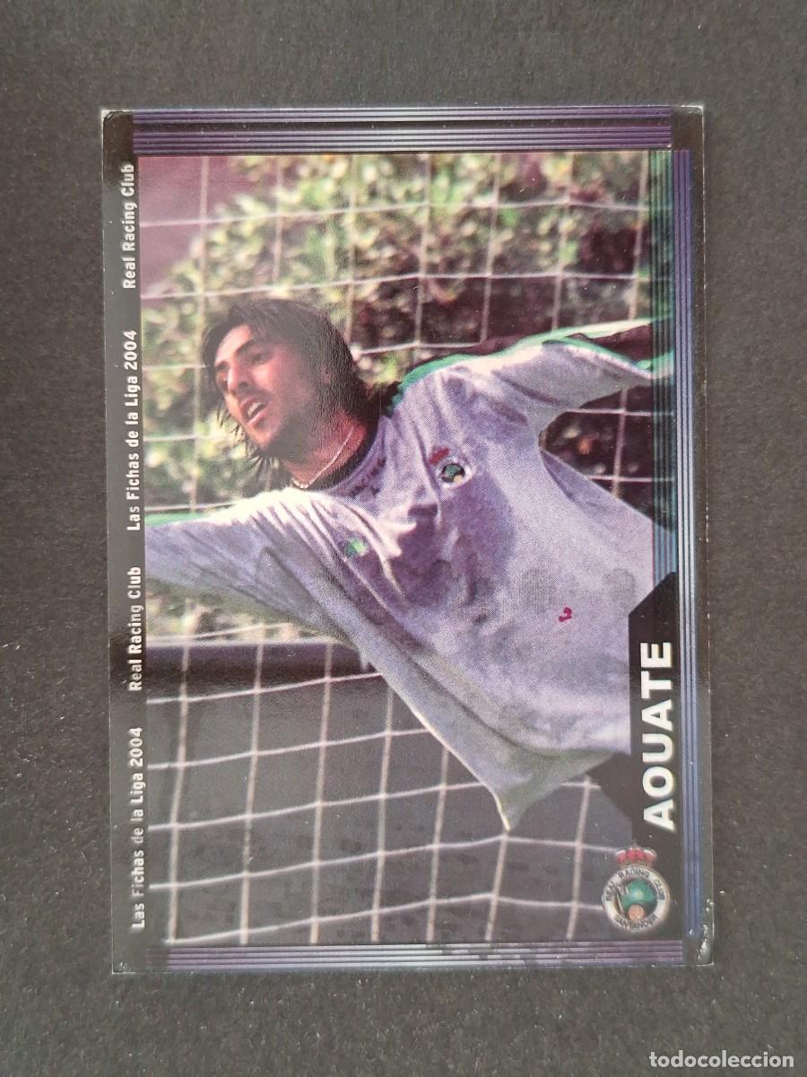 Cromos de f&uacute;tbol: L1 AOUATE RACING DE SANTANDER 410 MUNDICROMO LAS FICHAS DE LA LIGA 2004 03 04