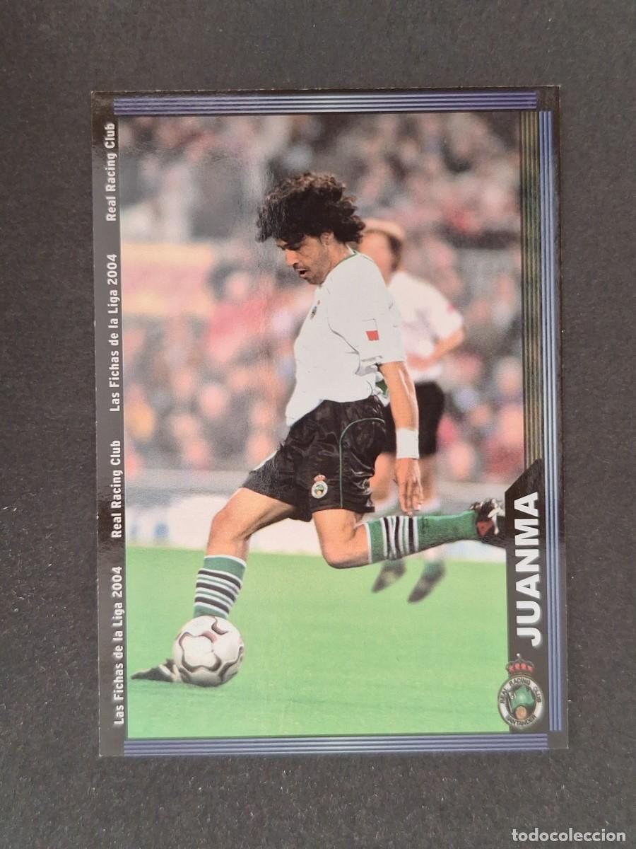Cromos de f&uacute;tbol: L1 JUANMA RACING DE SANTANDER 411 MUNDICROMO LAS FICHAS DE LA LIGA 2004 03 04