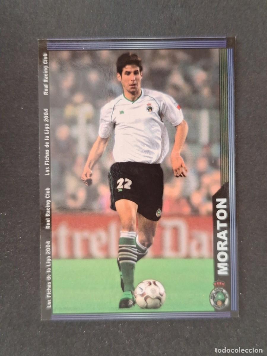 Cromos de f&uacute;tbol: L1 MORATON RACING DE SANTANDER 413 MUNDICROMO LAS FICHAS DE LA LIGA 2004 03 04
