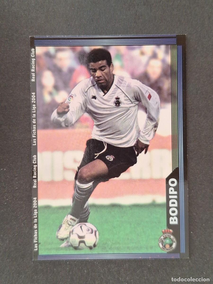 Cromos de f&uacute;tbol: L1 BODIPO RACING DE SANTANDER 428 MUNDICROMO LAS FICHAS DE LA LIGA 2004 03 04