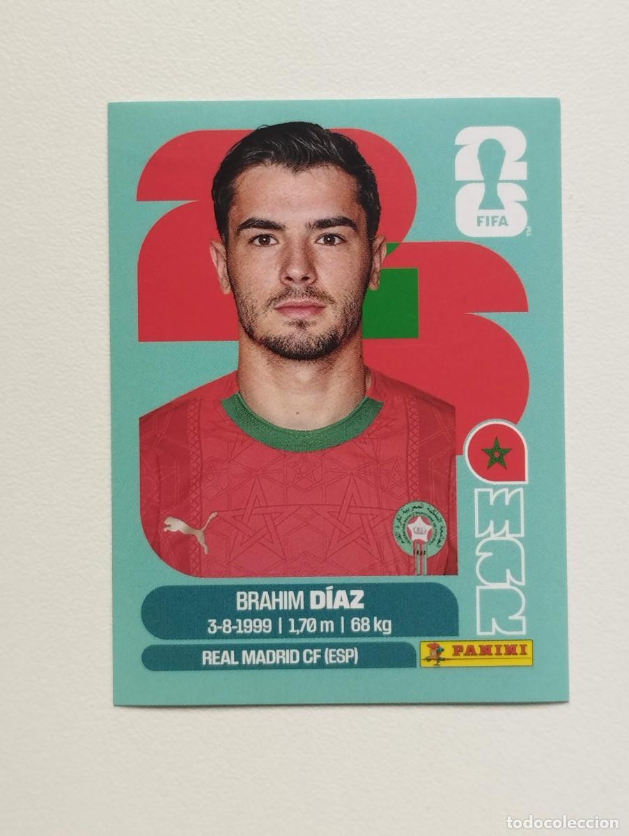 Cromos de f&uacute;tbol: CROMO STICKER WORLD CUP 2026 MUNDIAL 26 PANINI MARRUECOS MAR19 MAR 19 BRAHIM DIAZ