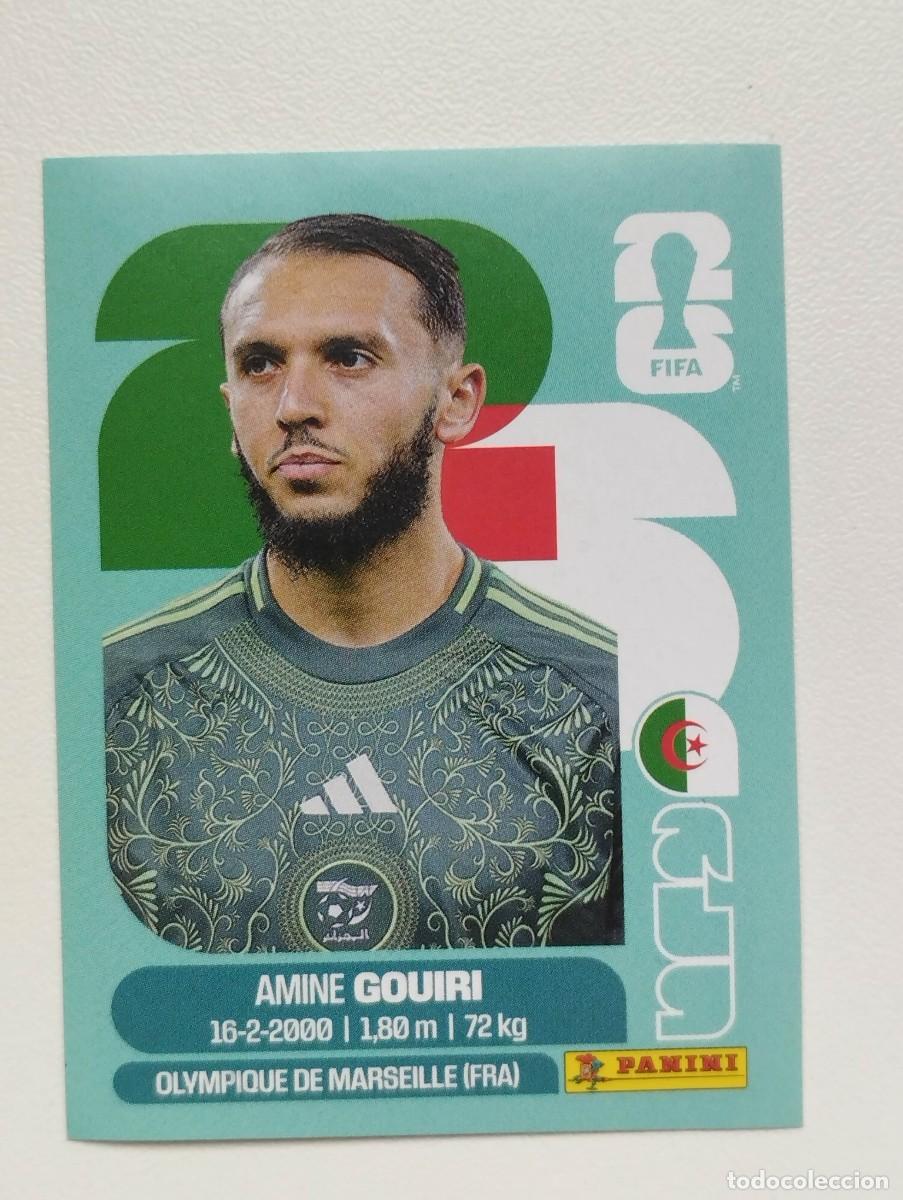 Cromos de f&uacute;tbol: CROMO STICKER WORLD CUP 2026 MUNDIAL 26 PANINI ARGELIA ALG18 ALG 18 AMINE GOUIRI