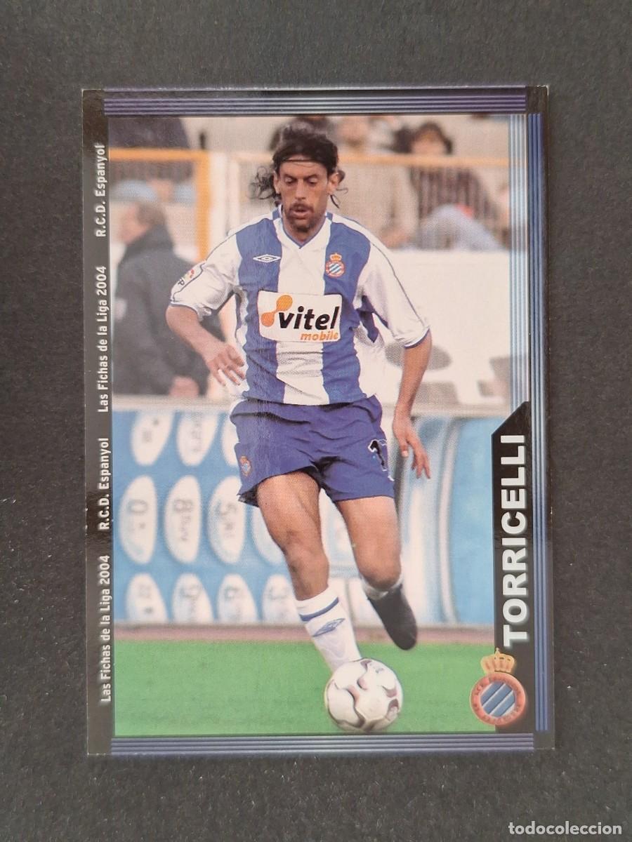 Cromos de f&uacute;tbol: L1 TORRICELLI R. C. D. ESPA&Ntilde;OL 441 MUNDICROMO LAS FICHAS DE LA LIGA 2004 03 04