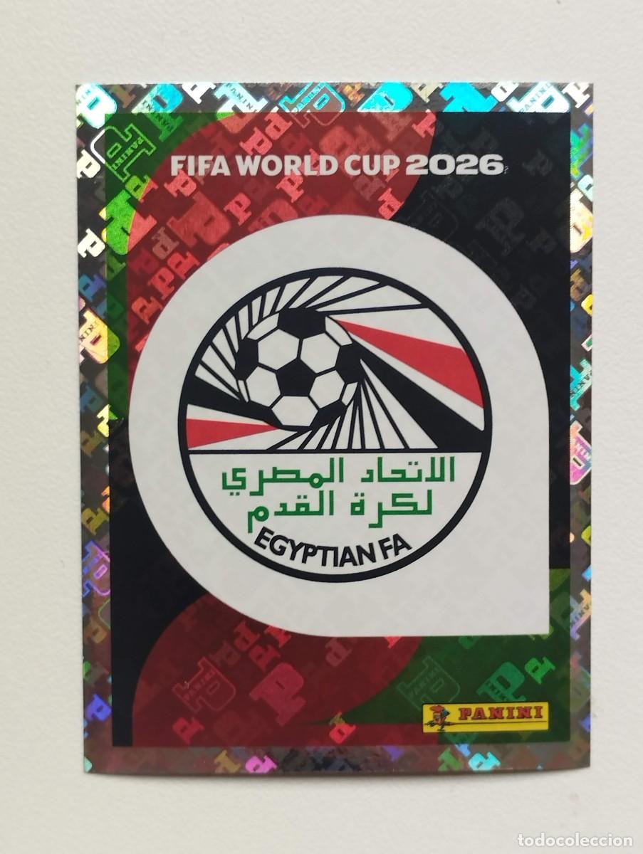 Cromos de f&uacute;tbol: CROMO STICKER WORLD CUP 2026 MUNDIAL 26 PANINI EGIPTO EGY1 EGY 1 ESCUDO