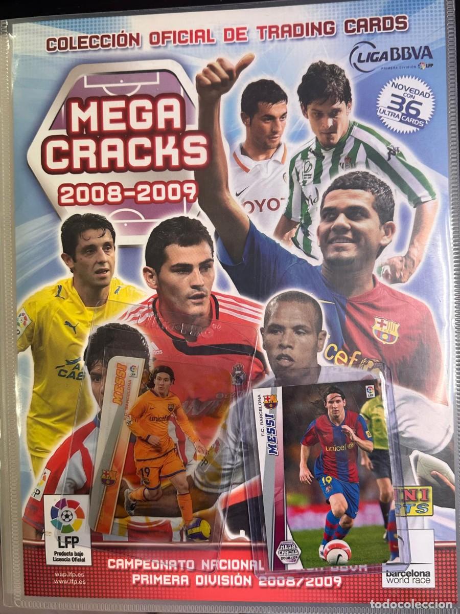 Cromos de f&uacute;tbol: Coleccion completa con todo lo editado Panini Megacracks 2008 2009 Messi, Iniesta....