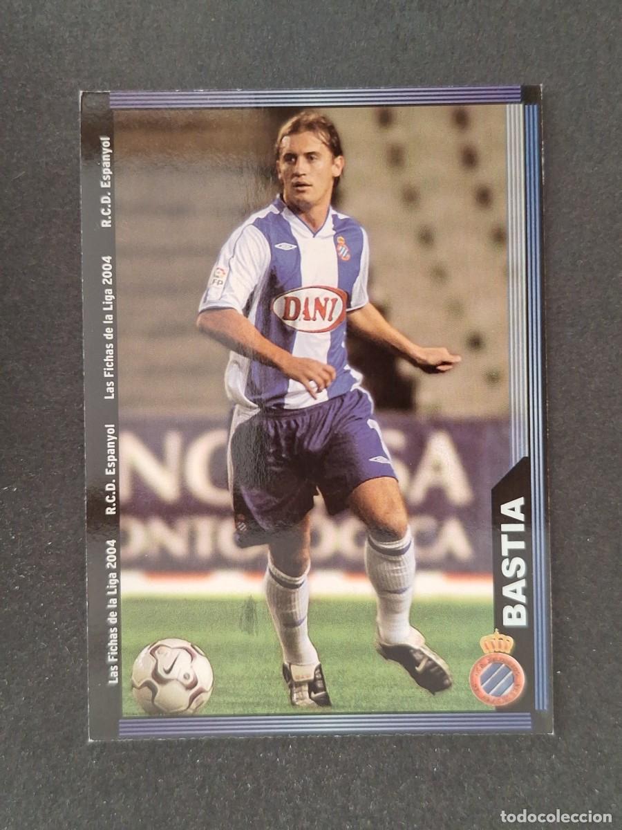 Cromos de f&uacute;tbol: L1 BASTIA R. C. D. ESPA&Ntilde;OL 451 MUNDICROMO LAS FICHAS DE LA LIGA 2004 03 04