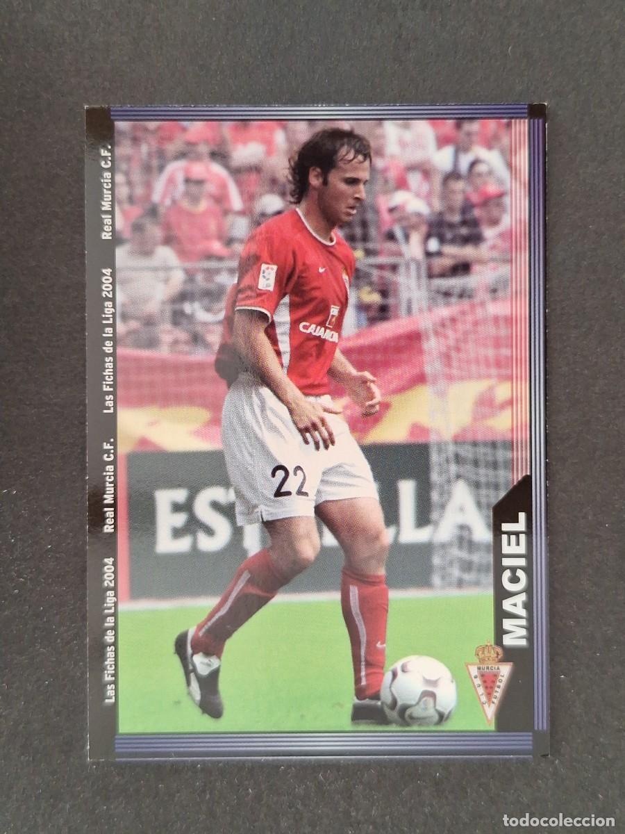 Cromos de f&uacute;tbol: L1 MACIEL REAL MURCIA 465 MUNDICROMO LAS FICHAS DE LA LIGA 2004 03 04