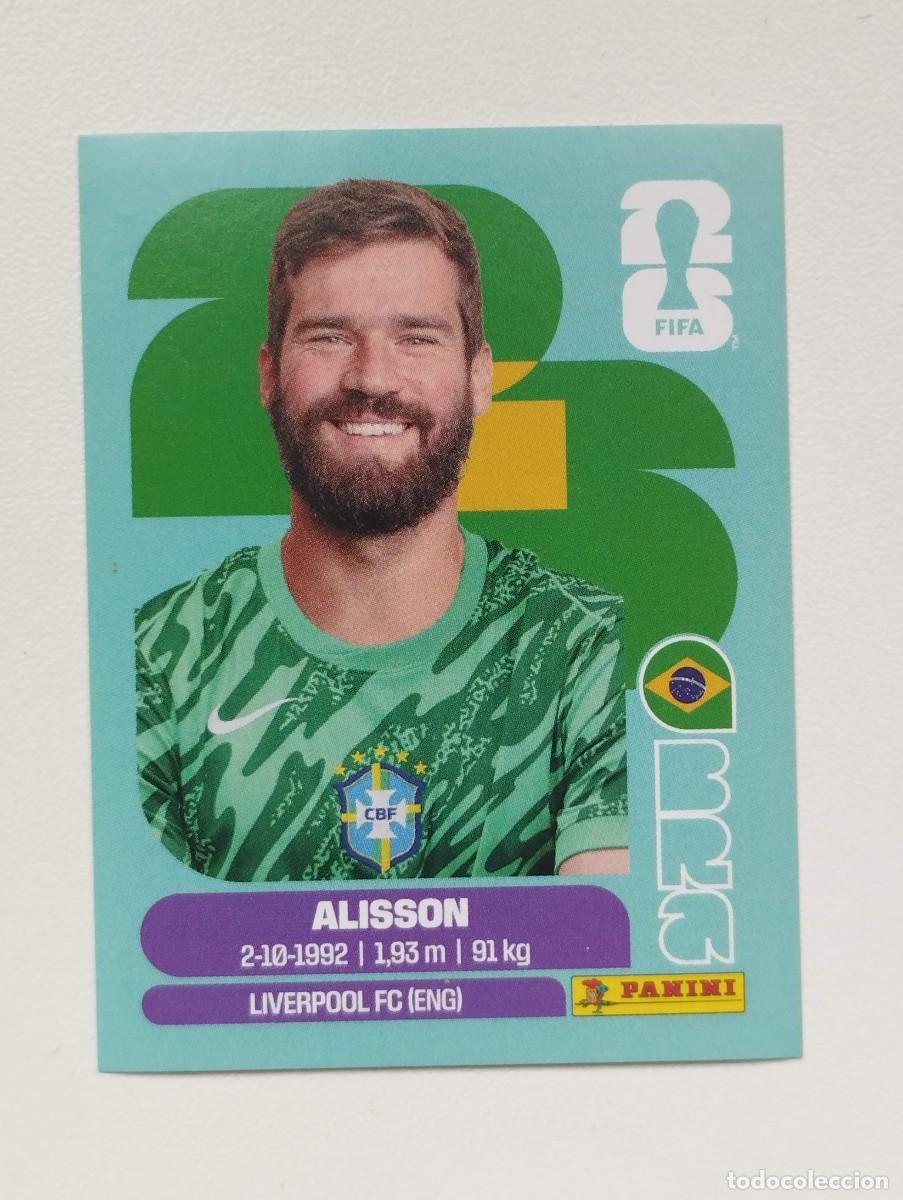 Cromos de f&uacute;tbol: CROMO STICKER WORLD CUP 2026 MUNDIAL 26 PANINI BRASIL BRA2 BRA 2 ALISSON