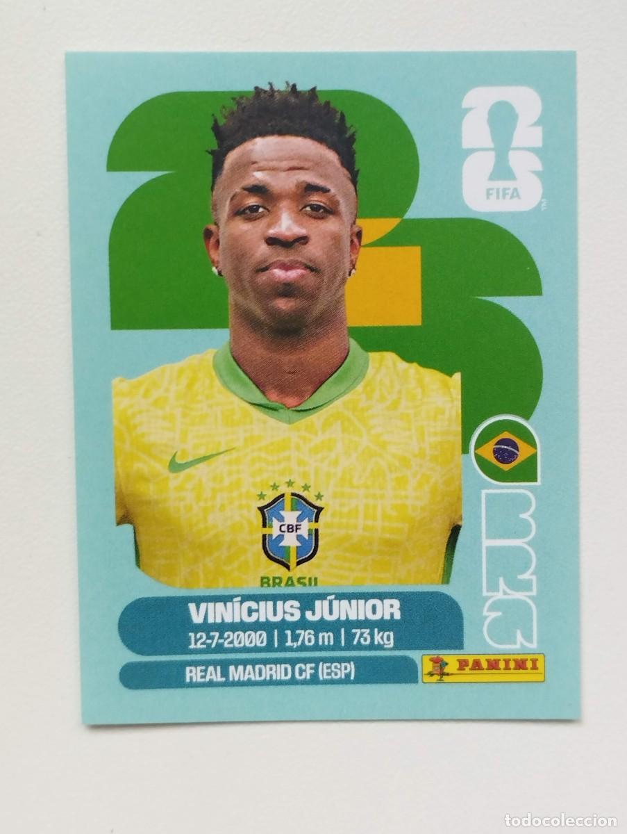 Cromos de f&uacute;tbol: CROMO STICKER WORLD CUP 2026 MUNDIAL 26 PANINI BRASIL BRA14 BRA 14 VINICIUS VINI JR