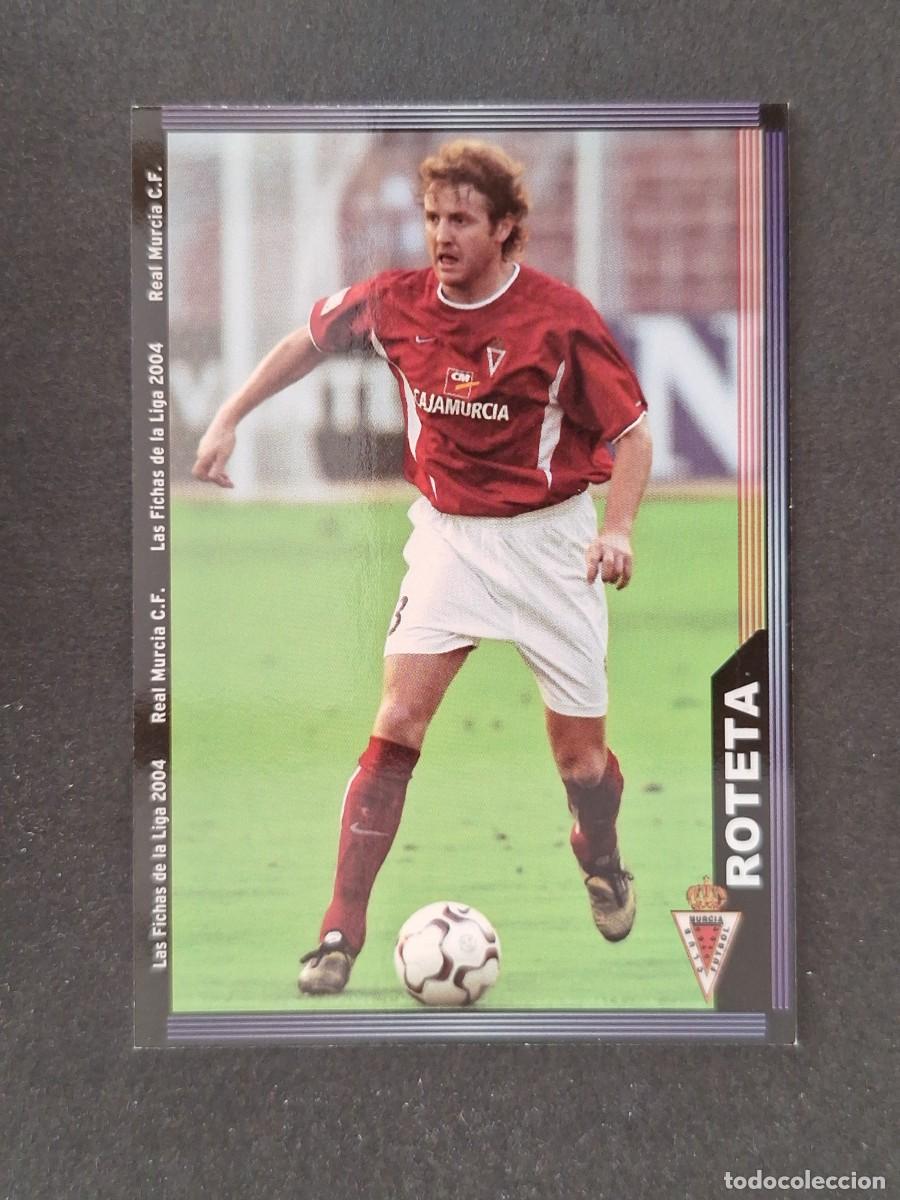Cromos de f&uacute;tbol: L1 ROTETA REAL MURCIA 469 MUNDICROMO LAS FICHAS DE LA LIGA 2004 03 04