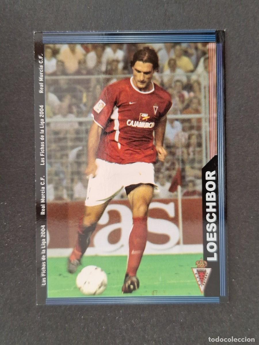 Football Stickers: L1 LOESCHBOR REAL MURCIA 471 MUNDICROMO LAS FICHAS DE LA LIGA 2004 03 04