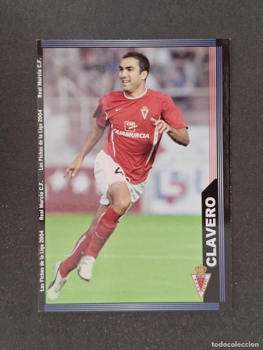 Football Stickers: L1 CLAVERO REAL MURCIA 472 MUNDICROMO LAS FICHAS DE LA LIGA 2004 03 04