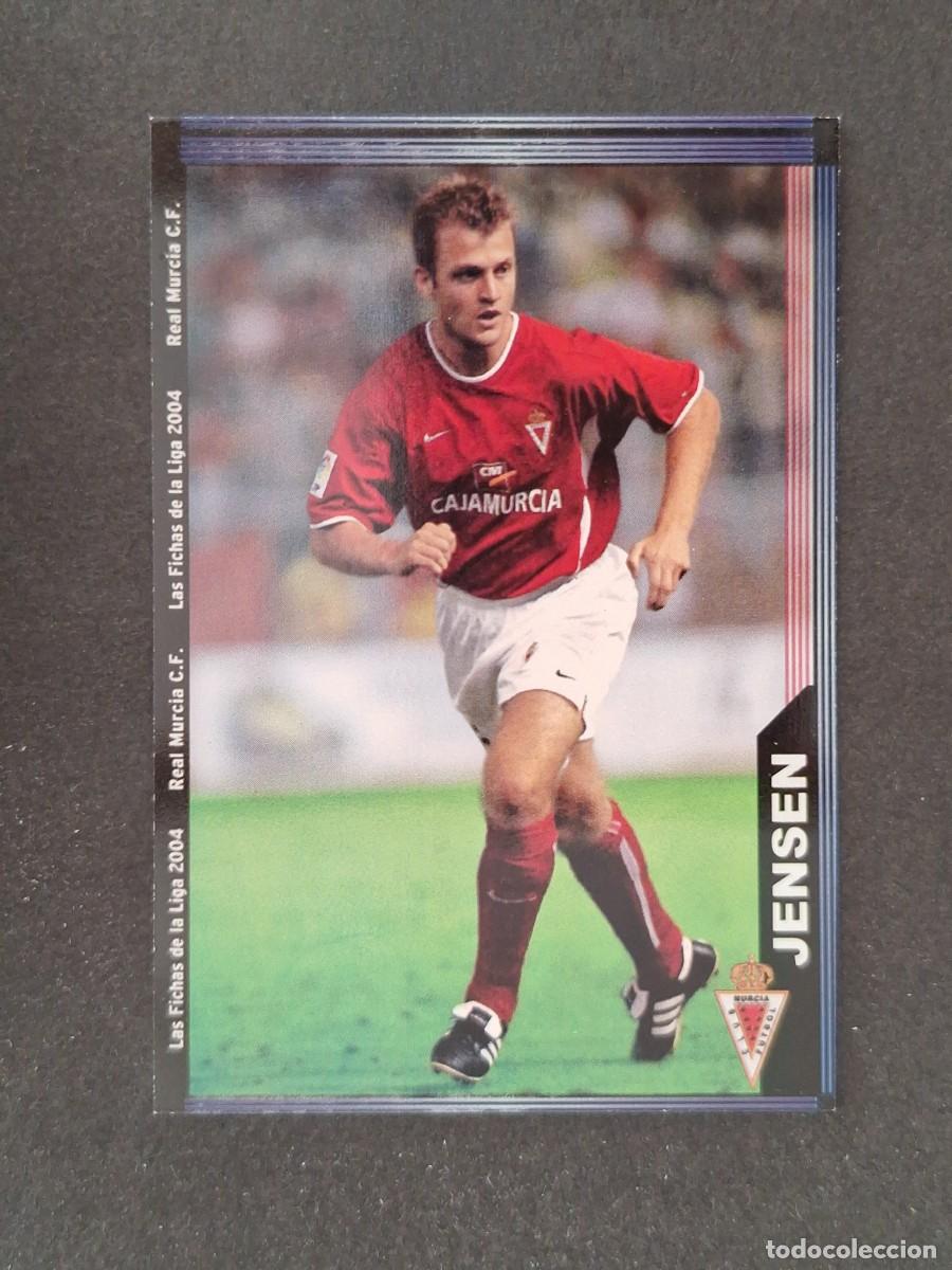 Football Stickers: L1 JENSEN REAL MURCIA 473 MUNDICROMO LAS FICHAS DE LA LIGA 2004 03 04