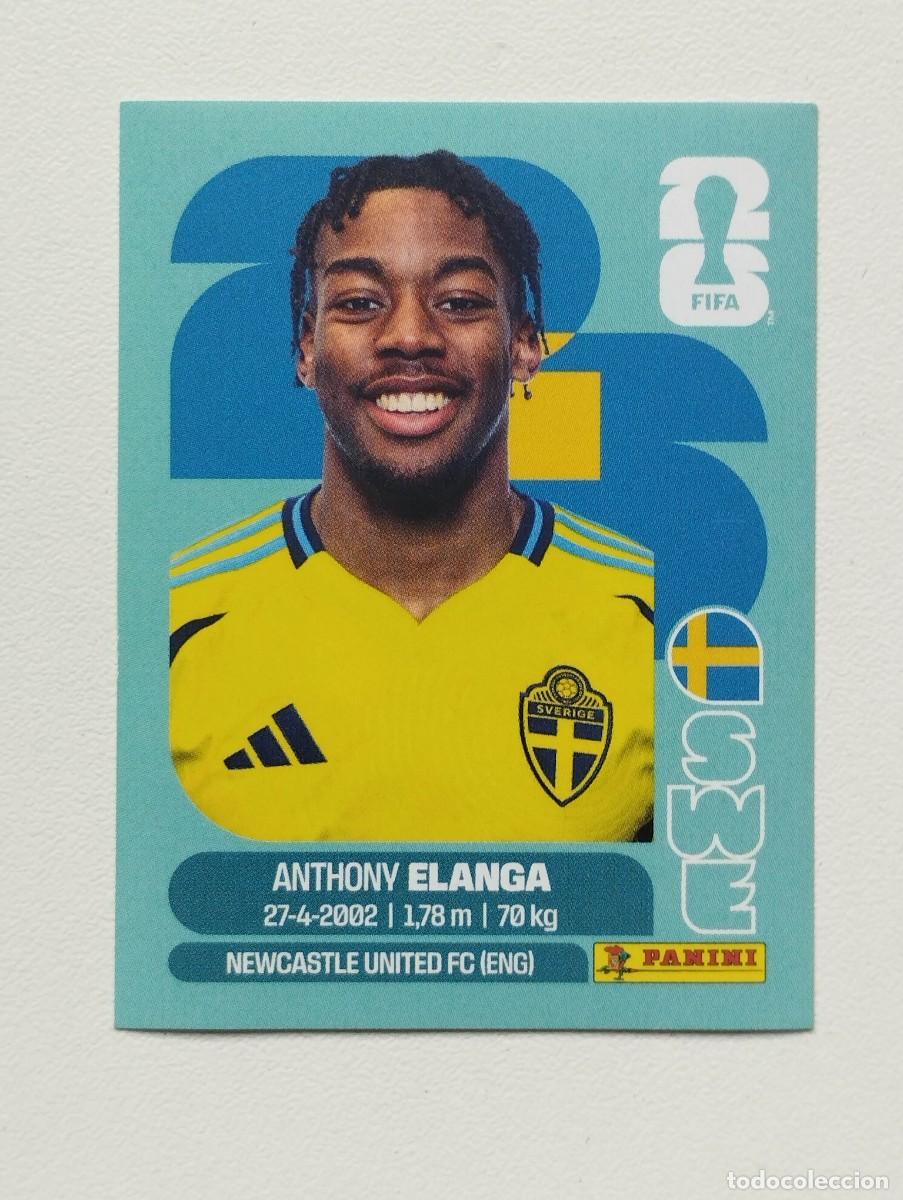 Cromos de f&uacute;tbol: CROMO STICKER WORLD CUP 2026 MUNDIAL 26 PANINI SUECIA SWE18 SWE 18 ELANGA