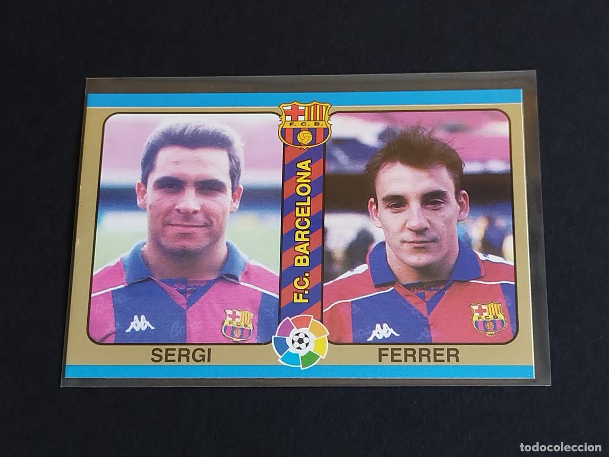 Cromos de f&uacute;tbol: SERGI FERRER #2 FC BARCELONA - MUNDICROMO FUTBOL TOTAL LA LIGA 1994 1995 - MC sport 94 95
