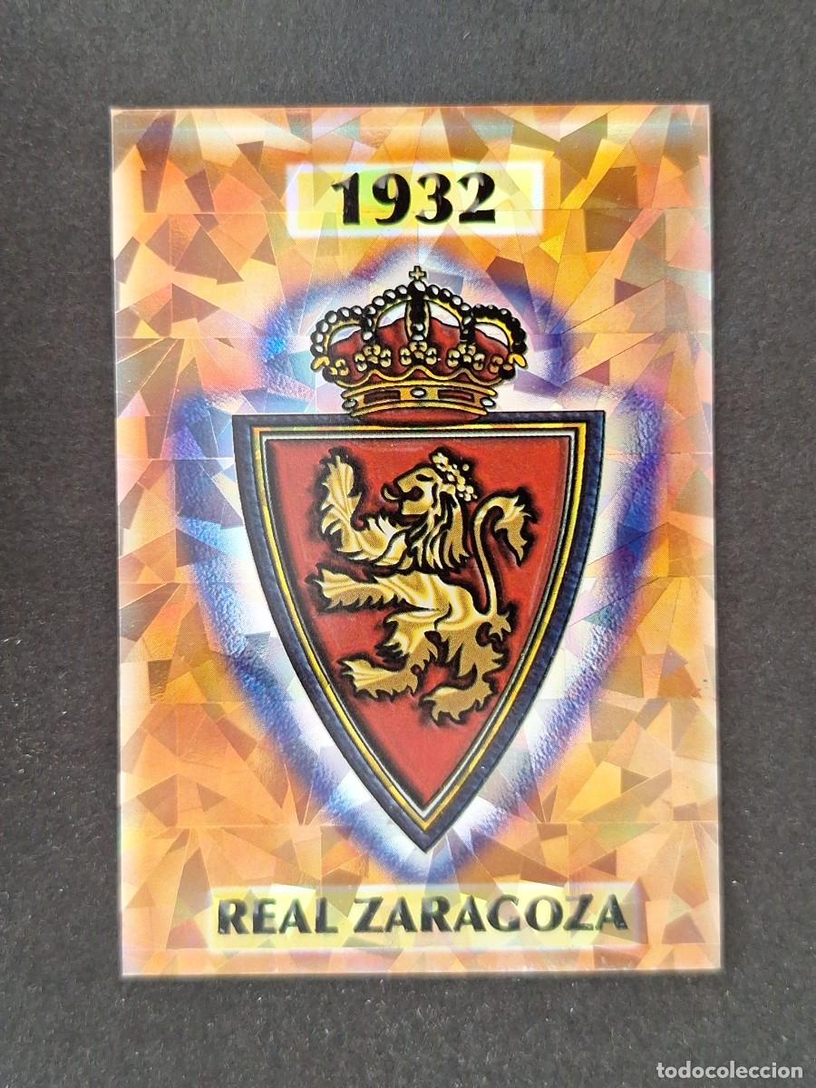 Cromos de f&uacute;tbol: L1 ESCUDO REAL ZARAGOZA 487 MUNDICROMO LAS FICHAS DE LA LIGA 2004 03 04