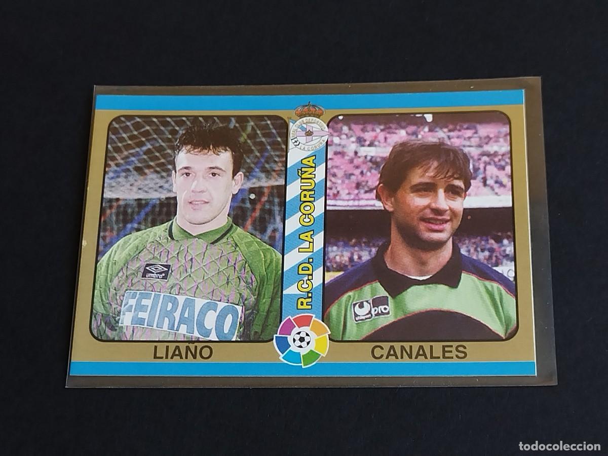 Cromos de f&uacute;tbol: LIA&Ntilde;O CANALES #10 RC DEPORTIVO CORU&Ntilde;A - MUNDICROMO FUTBOL TOTAL LA LIGA 1994 1995 - MC sport 94 95