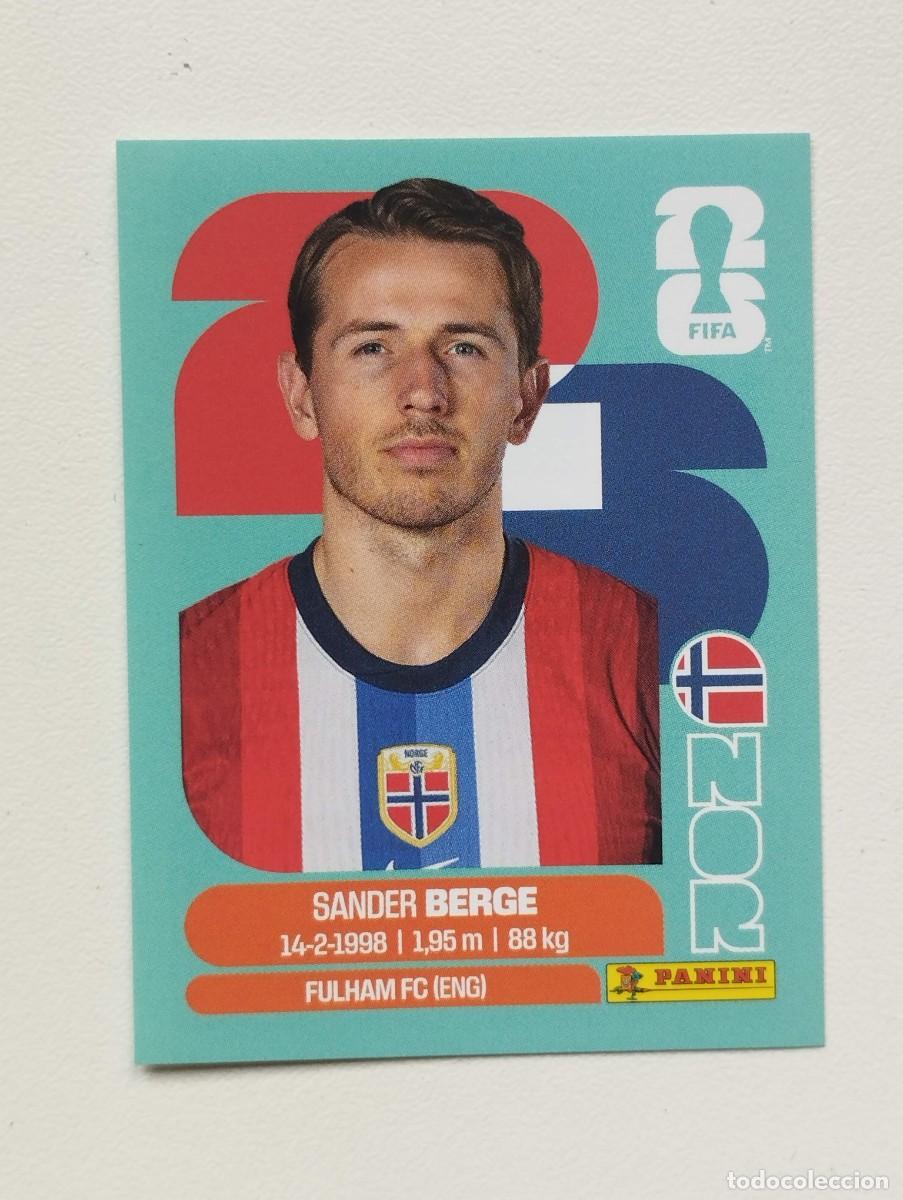 Cromos de f&uacute;tbol: CROMO STICKER WORLD CUP 2026 MUNDIAL 26 PANINI NORUEGA NOR11 NOR 11 SANDER BERGE