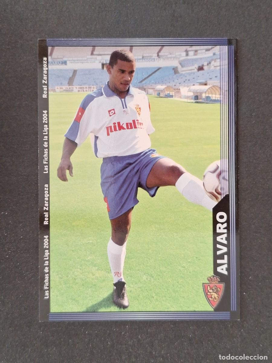 Cromos de f&uacute;tbol: L1 ALVARO REAL ZARAGOZA 498 MUNDICROMO LAS FICHAS DE LA LIGA 2004 03 04
