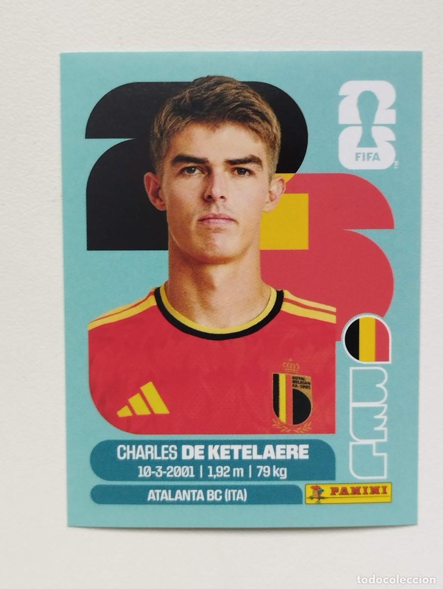 Cromos de f&uacute;tbol: CROMO STICKER WORLD CUP 2026 MUNDIAL 26 PANINI BELGICA BEL17 BEL 17 CHARLES DE KETELAERE