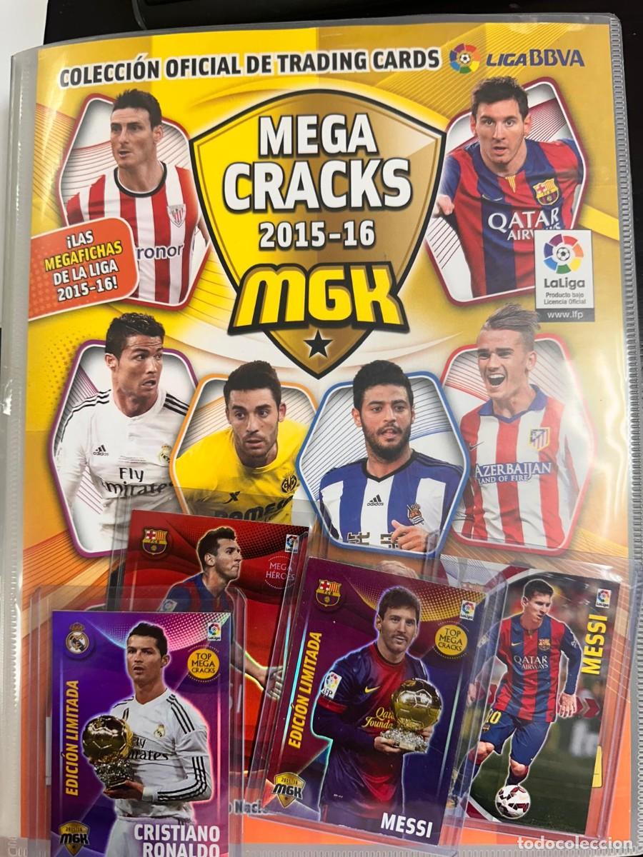Cromos de f&uacute;tbol: Coleccion completa con todo lo editado Panini Megacracks 2015 2016 Messi, Cristiano