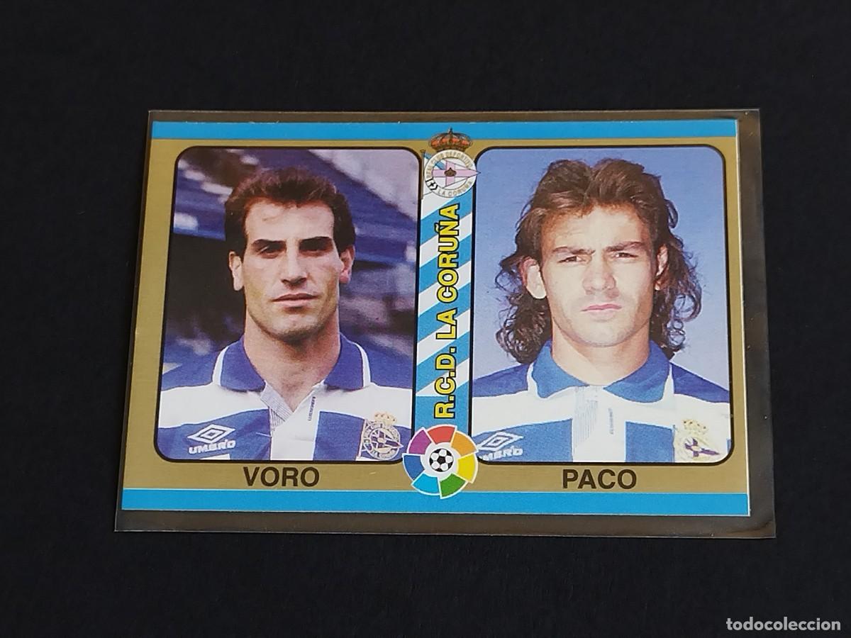 Cromos de f&uacute;tbol: VORO PACO #13 RC DEPORTIVO CORU&Ntilde;A - MUNDICROMO FUTBOL TOTAL LA LIGA 1994 1995 - MC sport 94 95