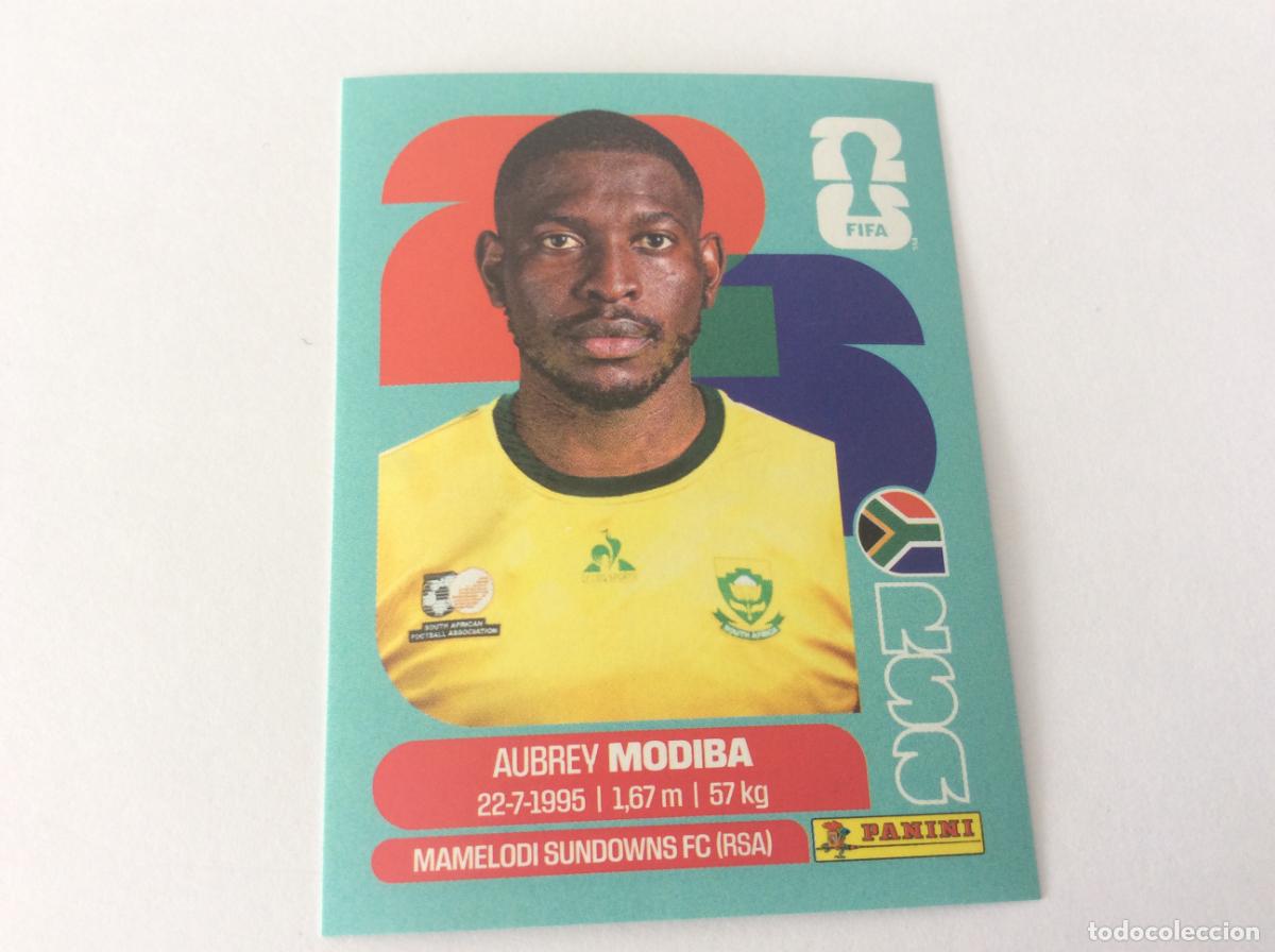 Cromos de f&uacute;tbol: RSA4 RSA 4 Aubrey Modiba Sud&aacute;frica Sticker Cromo FIFA World Cup 2026 26 Panini Mundial