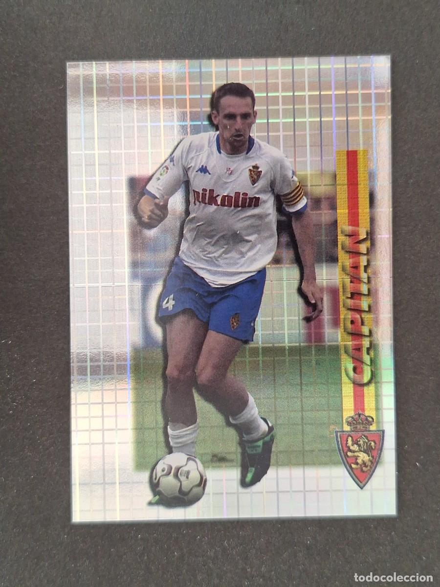 Cromos de f&uacute;tbol: L1 CUARTERO CAPITAN REAL ZARAGOZA 513 MUNDICROMO LAS FICHAS DE LA LIGA 2004 03 04