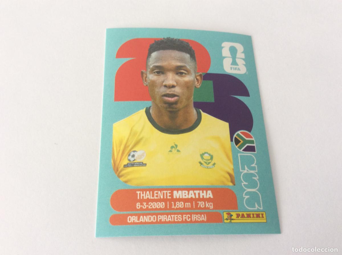 Cromos de f&uacute;tbol: RSA12 RSA 12 Thalente Mbatha Sud&aacute;frica Sticker Cromo FIFA World Cup 2026 26 Panini Mundial