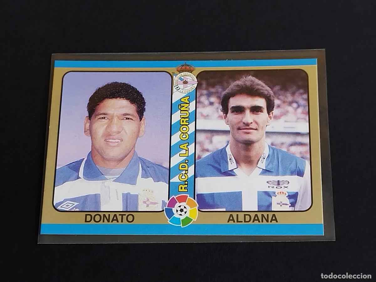 Fu&szlig;ball-Sticker: DONATO ALDANO #14 RC DEPORTIVO CORU&Ntilde;A - MUNDICROMO FUTBOL TOTAL LA LIGA 1994 1995 - MC sport 94 95