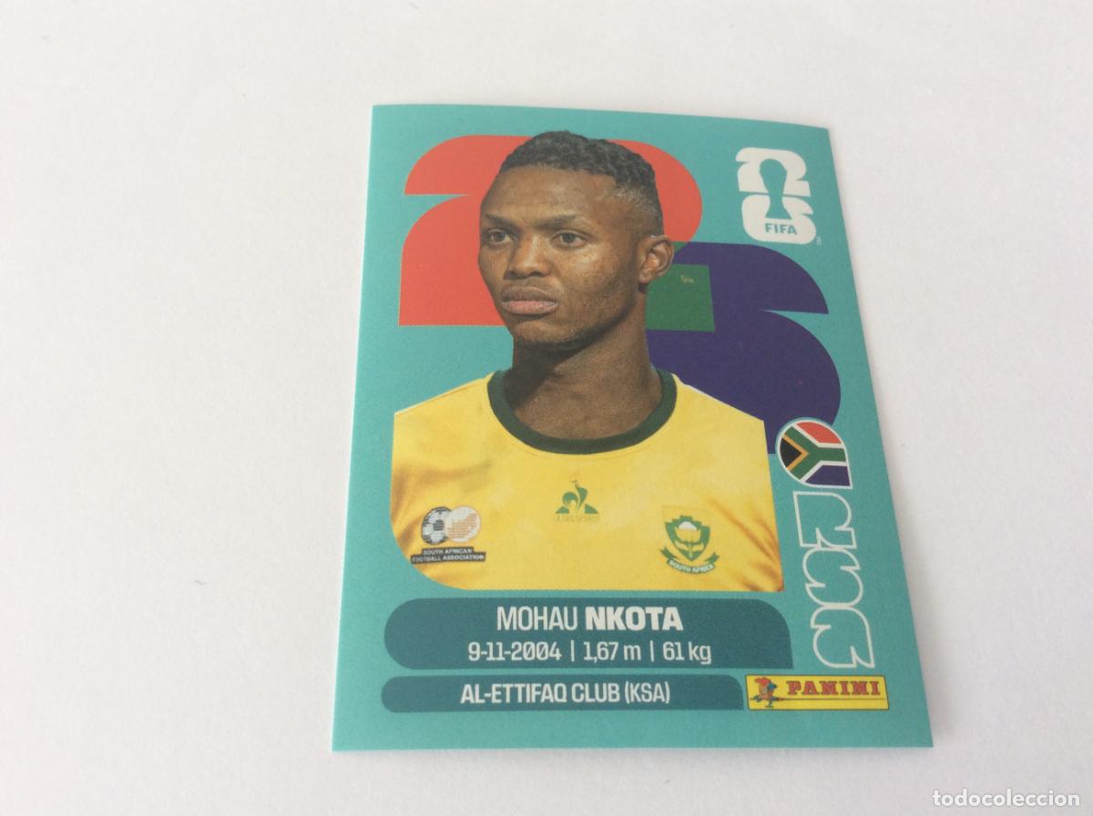 Cromos de f&uacute;tbol: RSA19 RSA 19 Mohau Nkota Sud&aacute;frica Sticker Cromo FIFA World Cup 2026 26 Panini Mundial