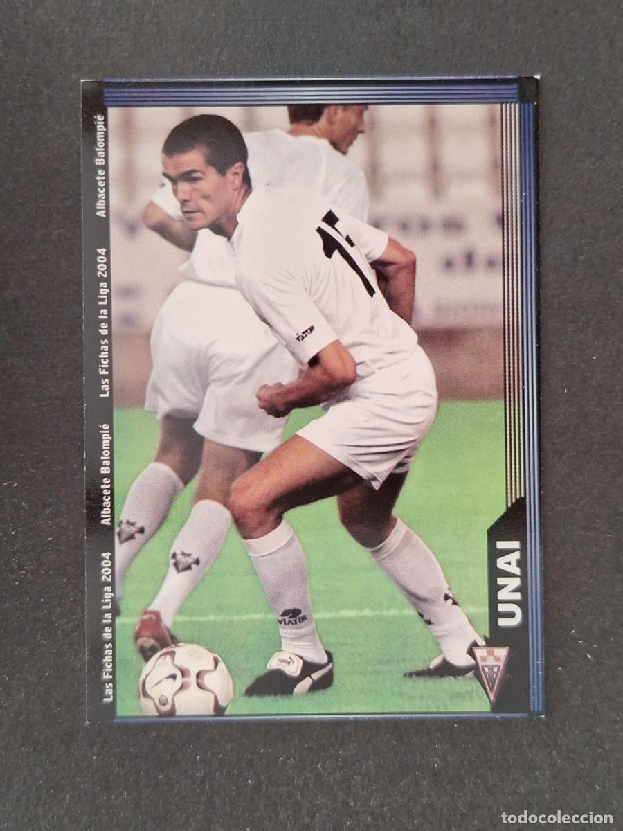Football Stickers: L1 UNAI ALBACETE BALOMPIE 523 MUNDICROMO LAS FICHAS DE LA LIGA 2004 03 04