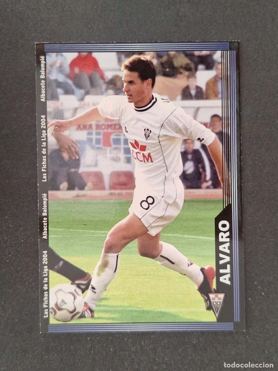 Football Stickers: L1 ALVARO ALBACETE BALOMPIE 528 MUNDICROMO LAS FICHAS DE LA LIGA 2004 03 04