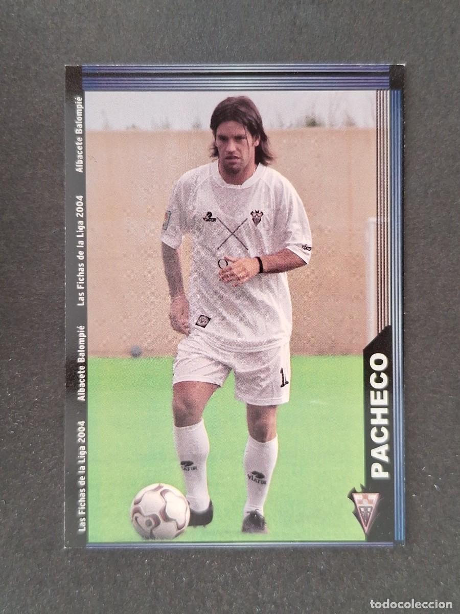 Football Stickers: L1 PACHECO ALBACETE BALOMPIE 529 MUNDICROMO LAS FICHAS DE LA LIGA 2004 03 04