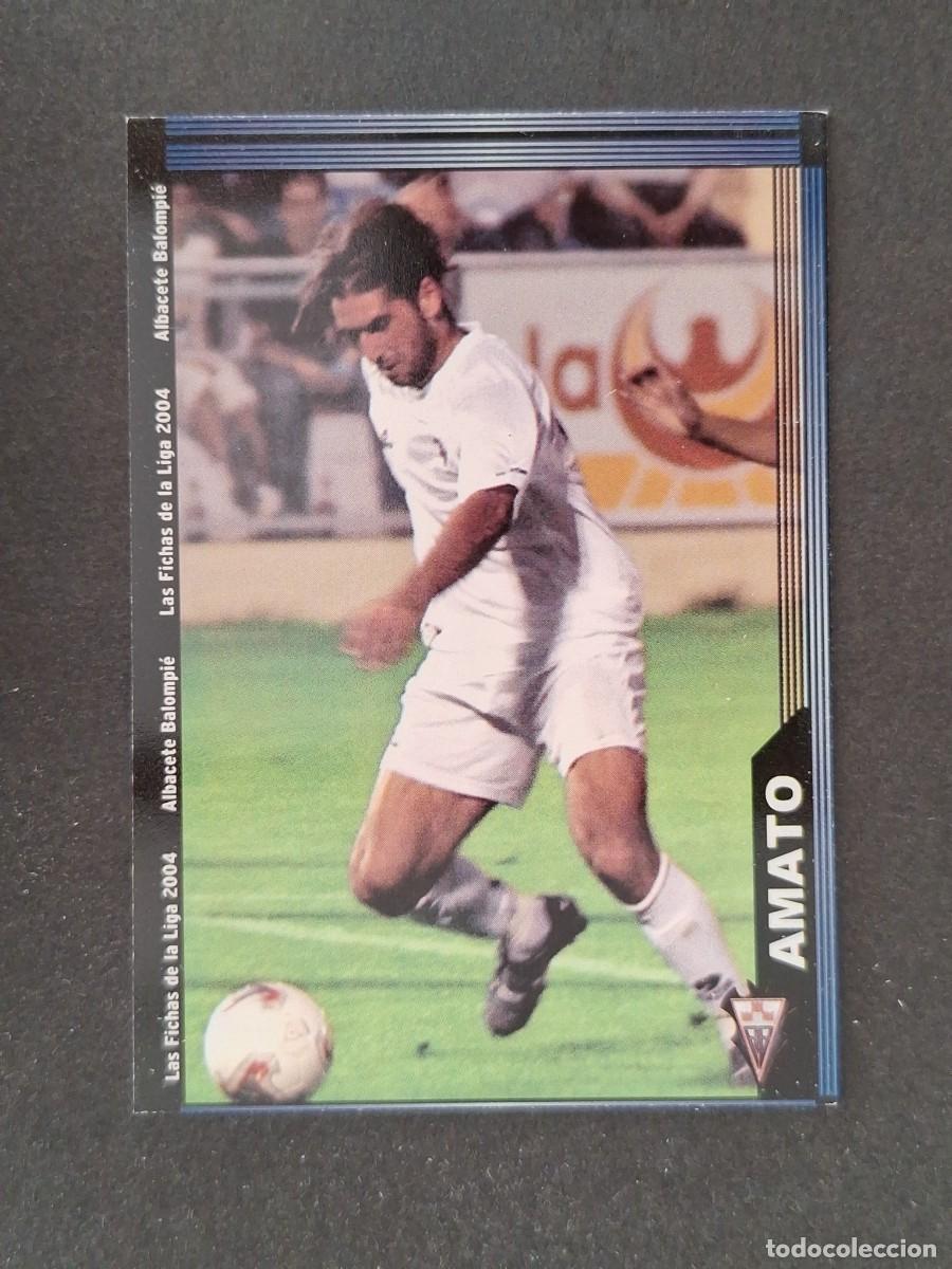 Football Stickers: L1 AMATO ALBACETE BALOMPIE 532 MUNDICROMO LAS FICHAS DE LA LIGA 2004 03 04