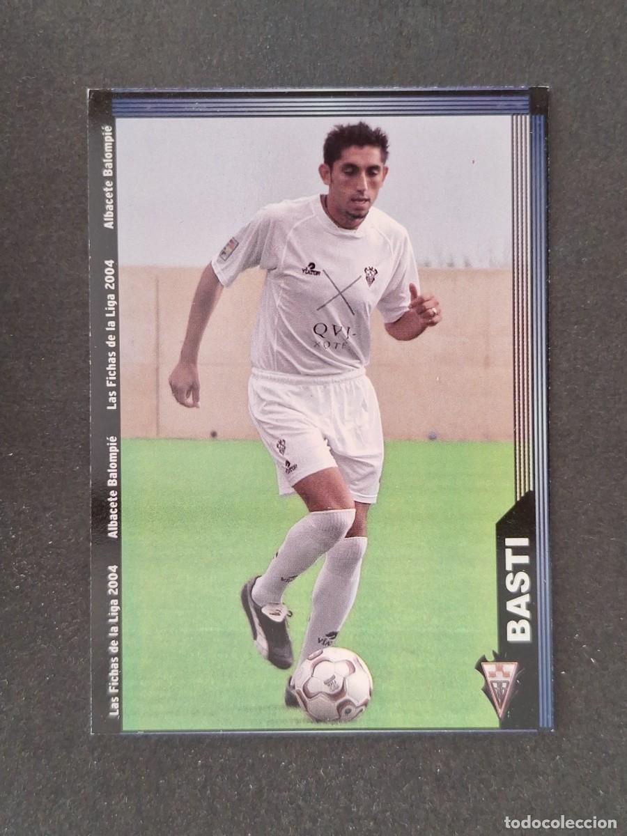 Football Stickers: L1 BASTI ALBACETE BALOMPIE 536 MUNDICROMO LAS FICHAS DE LA LIGA 2004 03 04