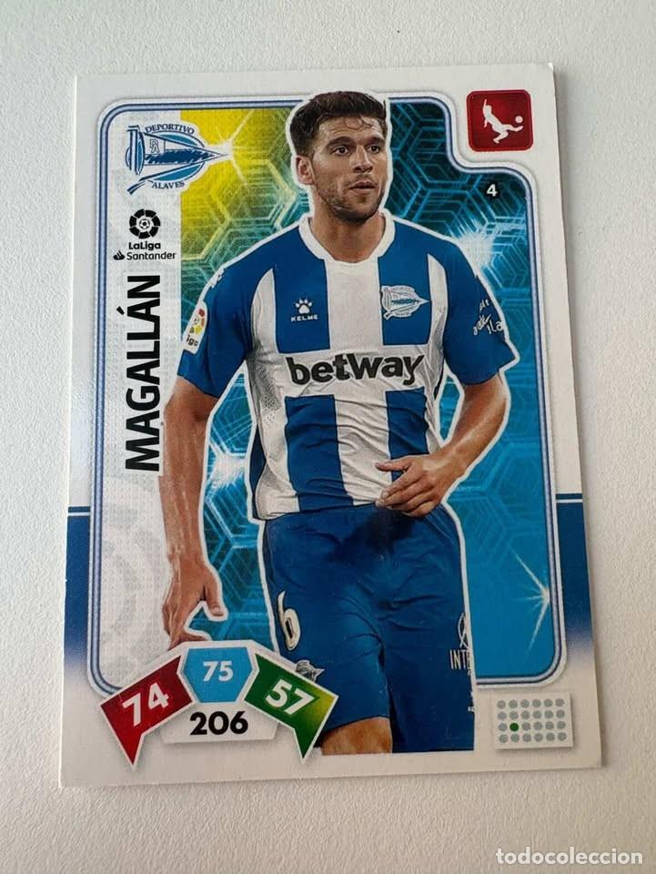 Football Stickers: Carta Magall&aacute;n Alav&eacute;s 4 Adrenalyn 2019-20