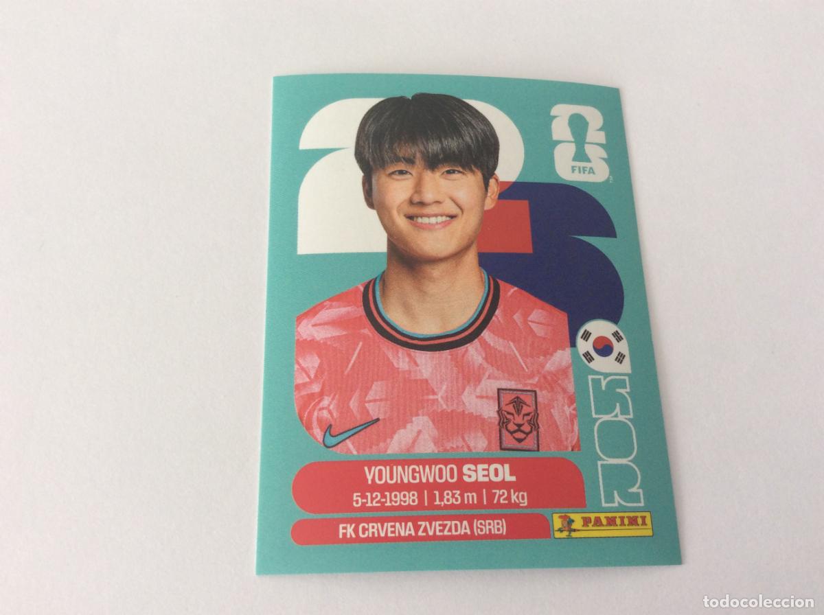 Cromos de f&uacute;tbol: KOR6 KOR 6 Youngwoo Seol Corea del Sur Sticker Cromo FIFA World Cup 2026 26 Panini Mundial