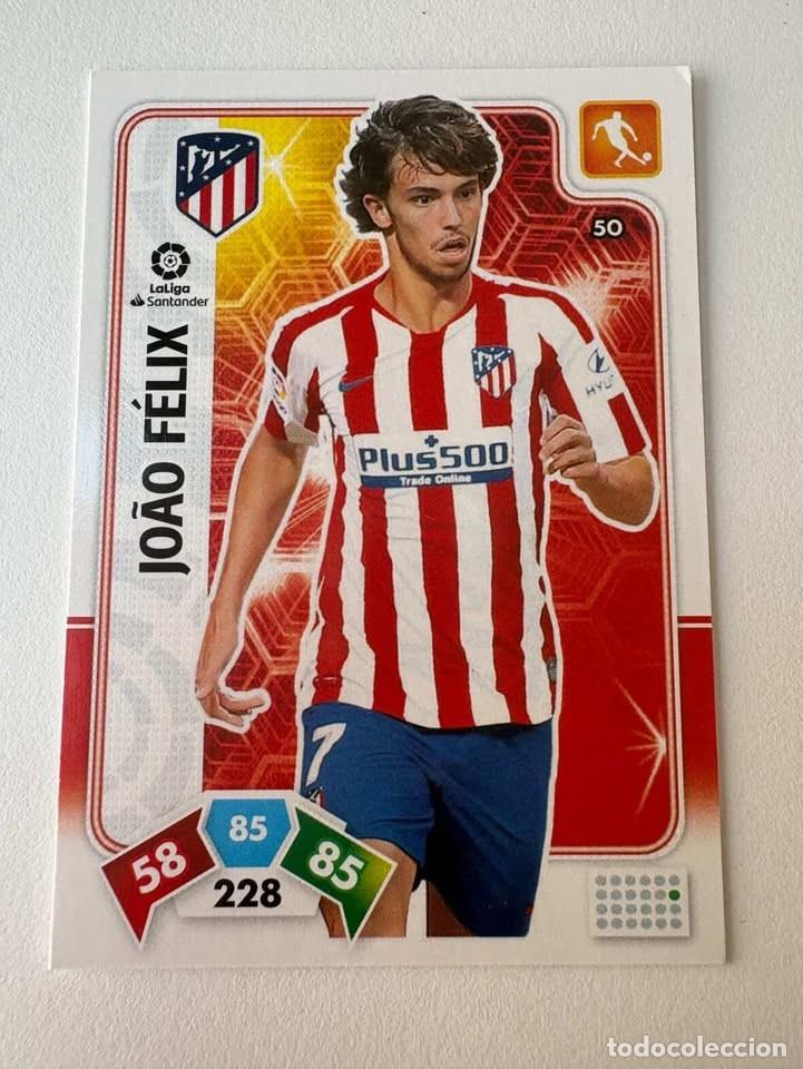 Cromos de f&uacute;tbol: Carta Joao F&eacute;lix Atl&eacute;tico de Madrid 50 Adrenalyn 2019-20