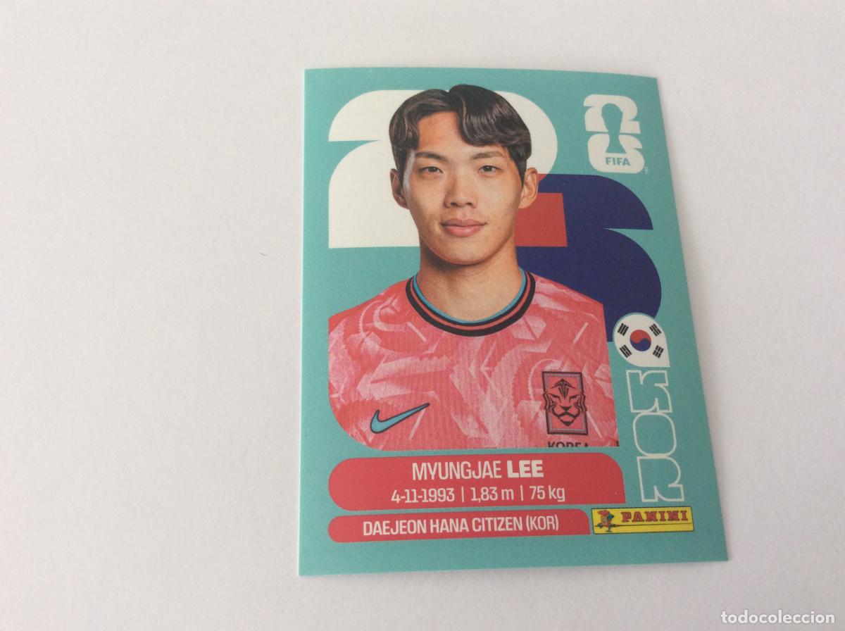 Cromos de f&uacute;tbol: KOR9 KOR 9 Myungjae Lee Corea del Sur Sticker Cromo FIFA World Cup 2026 26 Panini Mundial