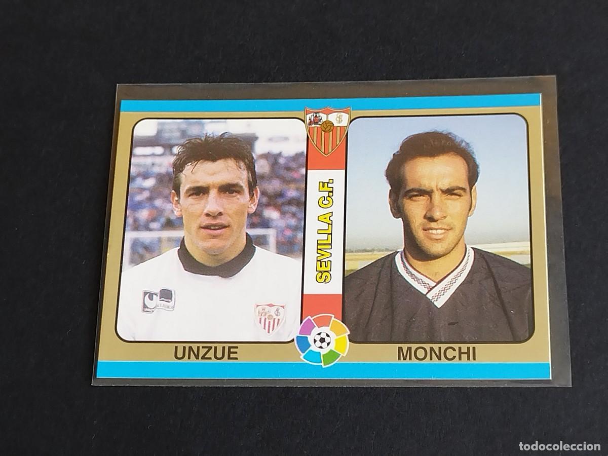 Cromos de f&uacute;tbol: UNZUE MONCHI #46 SEVILLA FC - MUNDICROMO FUTBOL TOTAL LA LIGA 1994 1995 - MC SPORT 94 95