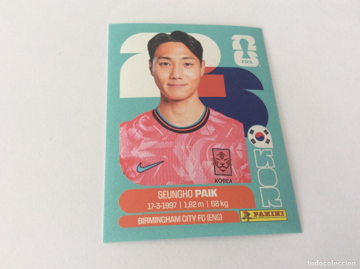 Cromos de f&uacute;tbol: KOR14 KOR 14 Seungho Paik Corea del Sur Sticker Cromo FIFA World Cup 2026 26 Panini Mundial
