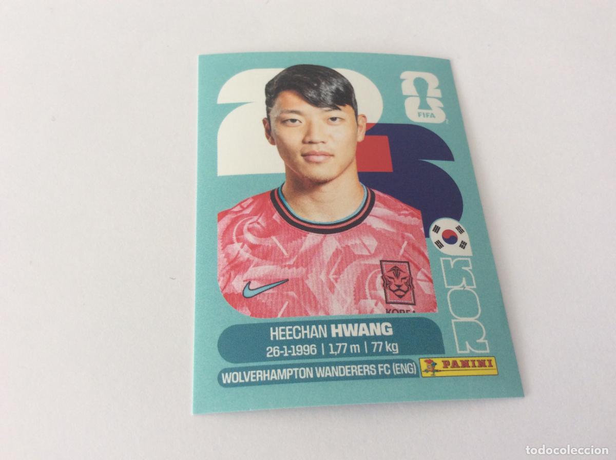 Cromos de f&uacute;tbol: KOR19 KOR 9 Heechan Hwang Corea del Sur Sticker Cromo FIFA World Cup 2026 26 Panini Mundial
