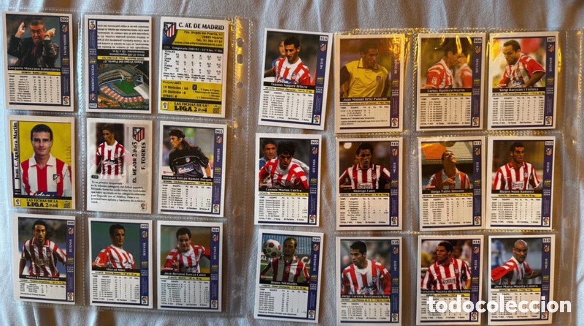 Cromos de f&uacute;tbol: Lote Atletico de Madrid - Foto 2
